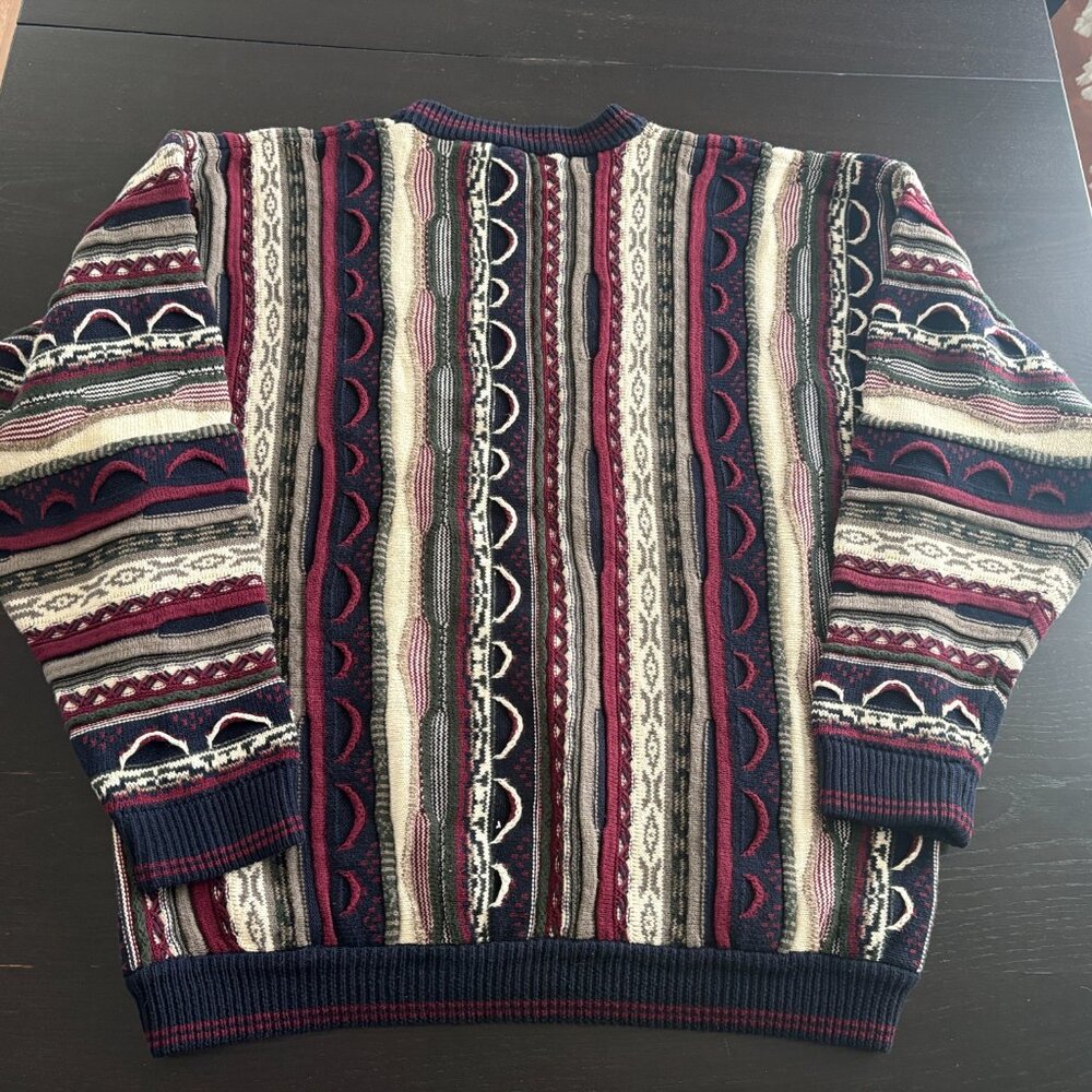 Vintage Mens Cotton Traders Coogi Style Crewneck Sweater Size XL - Picture 6 of 7